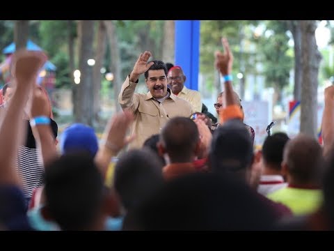 Presidente Nicolás Maduro con Gran Misión Chamba Juvenil, 2 mayo 2019