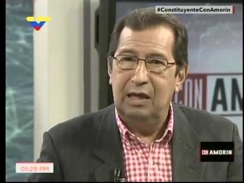 Adán Chávez en el programa Con Amorín sobre la Asamblea Nacional Constituyente
