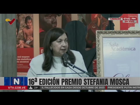 Anuncian ganadores del Premio Stefanía Mosca (16° Edición), 5 de noviembre de 2025