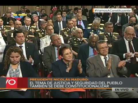 Maduro propone nueve temas para la Asamblea Nacional Constituyente