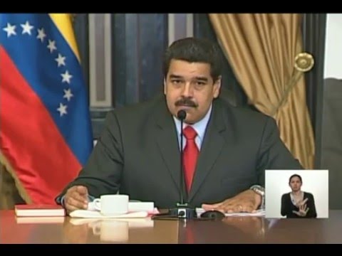 Nicolás Maduro anuncia nuevo gabinete ministerial este 6 de enero de 2016 (completo)