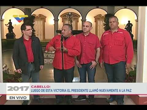 Diosdado Cabello tras resultados de elecciones de gobernadores el 15-O