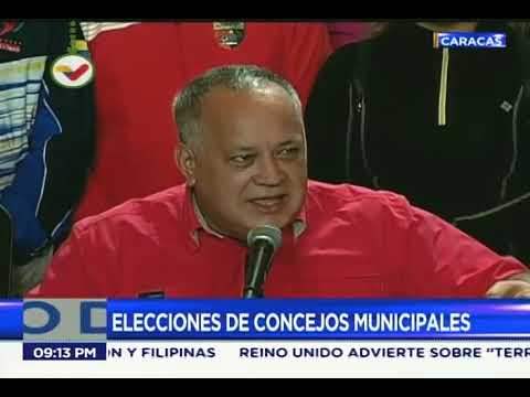 Rueda de prensa de Diosdado Cabello este 9 diciembre 2018 en la noche