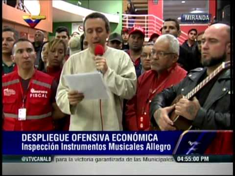 Ministro Fidel Barbarito fiscaliza tienda Allegro de Chacaíto