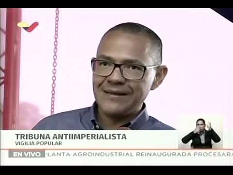 Ministros Ernesto Villegas y William Contreras desde foro &quot;De la Carmonada a la Guaidonada&quot;