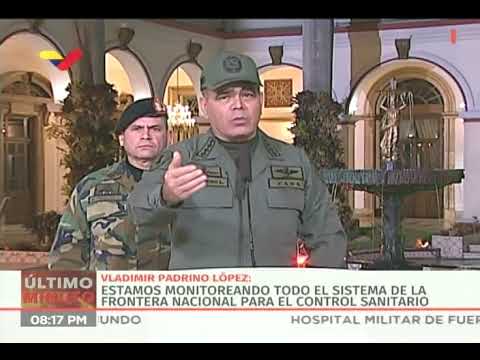 Vladimir Padrino: FANB controlará estrictamente los accesos durante la cuarentena por coronavirus