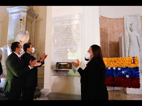 Restos simbólicos de Juan Germán Roscio son colocados en el Panteón Nacional por el Pdte Maduro