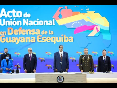 Guayana Esequiba: Acto de Unión Nacional y Clase Magistral con Maduro, Moncada, Escarrá y otros