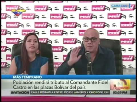 PSUV sobre ataque de DolarToday a la moneda, homenajes a Fidel y masacres de Barlovento/Cariaco