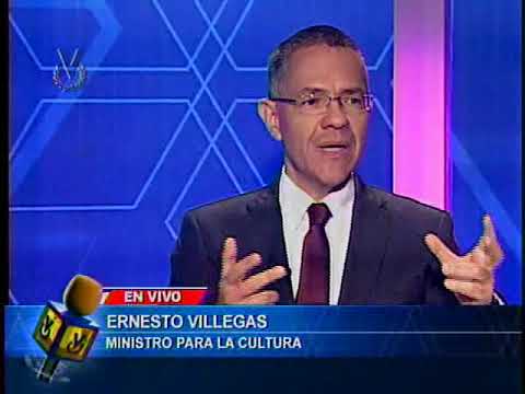 Entrevista Venevisión: Ernesto Villegas ministro para la cultura