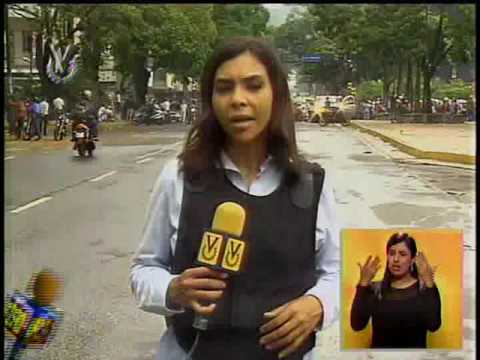 Reporteros de Noticiero Venevisión se han visto afectados en la cobertura de calles