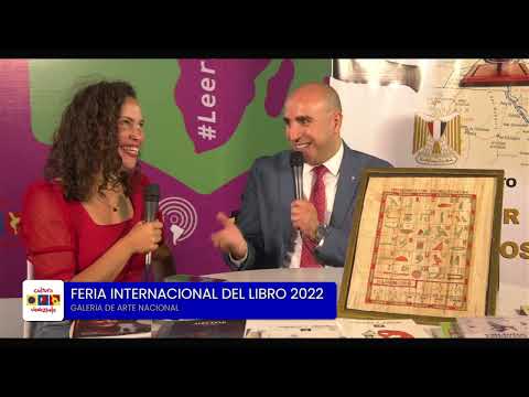 Mahmoud Elsayed, egiptólogo e historiador, entrevistado en la Filven 2022 sobre Egipto