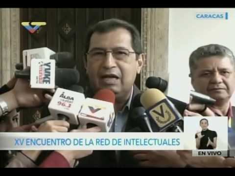 Ministro Adán Chávez sobre Encuentro de Intelectuales y foro sobre Comunicación