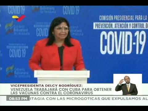 Vicepresidenta Delcy Rodríguez: vacuna AstraZeneca no será permitida en Venezuela