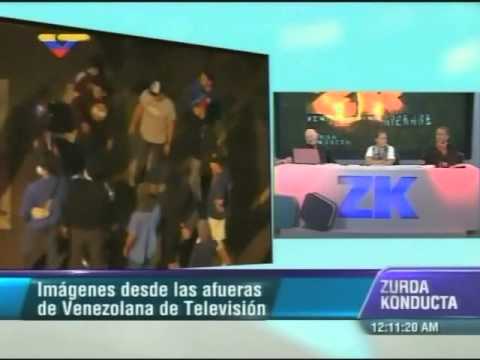 Sexto día de acoso a Venezolana de Televisión: Reuniones de encapuchados en Los Ruices