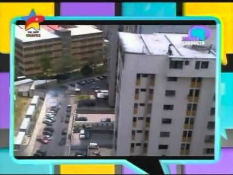 VIDEO: Desde terrazas edificios de Los Ruices reconocen q opositores no dejan sacar heridos