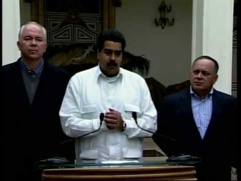 Vicepresidente Nicolás Maduro: cadena el 12/12/12 sobre salud de Chávez