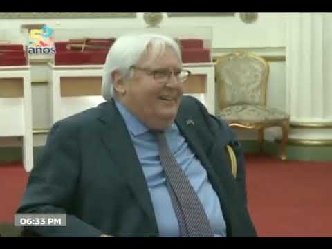 Maduro recibe a Martin Griffiths, representante de la Agencia de Asuntos Humanitarios de la ONU