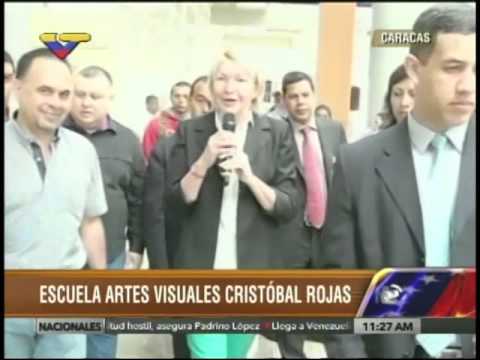 Inauguran espacios rehabilitados en la Escuela de Artes Cristóbal Rojas