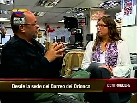 Pedro Calzadilla, ministro de Cultura, en Contragolpe este 27 de marzo de 2013