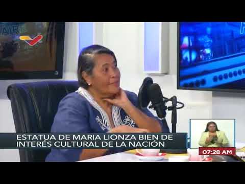Dinorah Cruz sobre estatua de María Lionza, entrevista en programa Al Aire, 7 octubre 2022