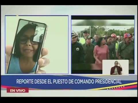 Maduro conversa con Delcy Rodríguez tras lesión en Cumanacoa con un árbol, 3 julio 2024