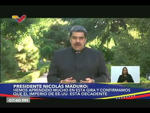 Maduro envía mensaje a la Cumbre de los Pueblos, 10 junio 2022