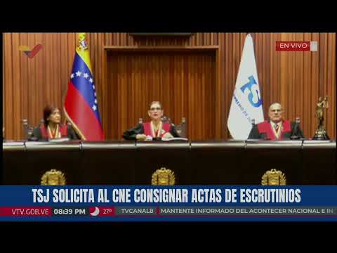 Sala Electoral del TSJ solicita al CNE actas de las elecciones y pruebas del ataque cibernético