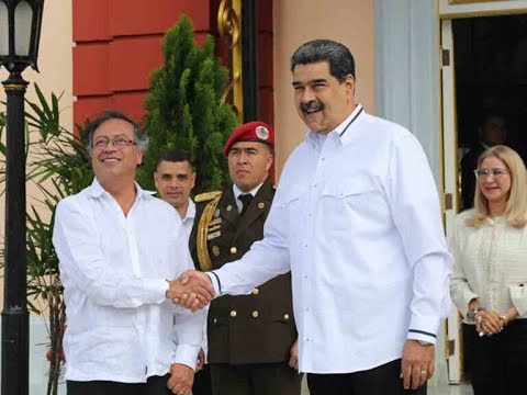 Gustavo Petro se reúne con Nicolás Maduro en Caracas, 7 de enero de 2023