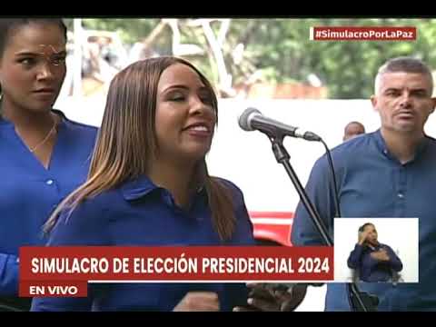 Jorge Rodríguez sobre el simulacro electoral del 30 de junio de 2024