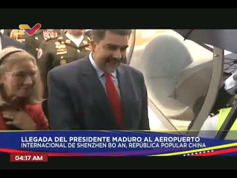 Maduro llega a China para visita oficial de varios días, 8 septiembre 2023