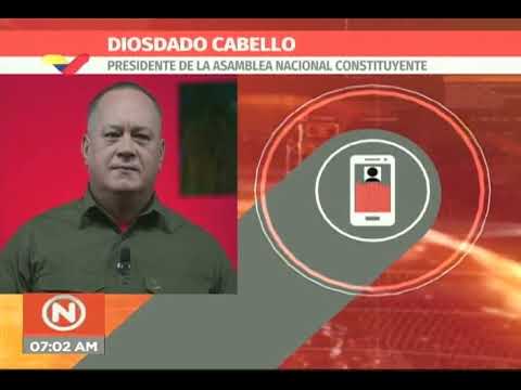 Diosdado Cabello denuncia GOLPE DE ESTADO en VENEZUELA y convoca al PALACIO DE MIRAFLORES