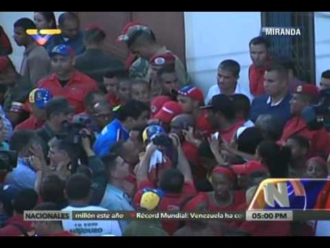 Presidente Nicolás Maduro es recibido en Curiepe, 14 noviembre 2015