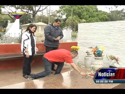 Presidente Maduro en Cementerio General del Sur con víctimas del Caracazo