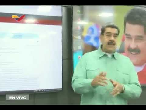 Presidente Maduro supervisa funcionamiento del puesto de comando del 1 por 10