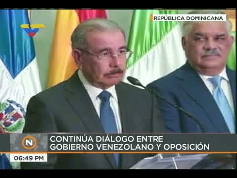 Danilo Medina tras reunirse en la mesa de diálogo este 2 diciembre 2017 en República Dominicana