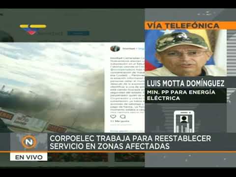 Motta Domínguez: Identifican a uno de los responsables de sabotaje a subestación de Cabimas