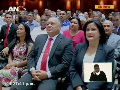Asamblea Nacional Constituyente, 19 junio 2018 (completa), Diosdado Cabello como nuevo presidente