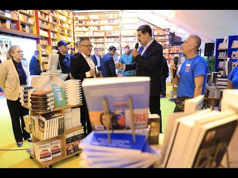 Maduro inaugura la Filven 2023 (Feria Internacional del Libro de Venezuela) desde El Laguito