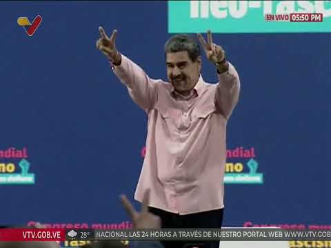 Maduro en el Congreso contra el Fascismo, 11 de septiembre de 2024