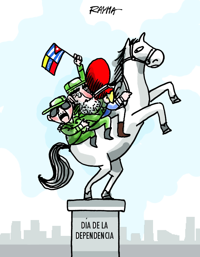 Resultado de imagen para Caricatura, la independencia de Venezuela de Maduro