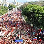 EN FOTOS: La gran marcha chavista en Venezuela por el Día del Trabajador este 1 de mayo