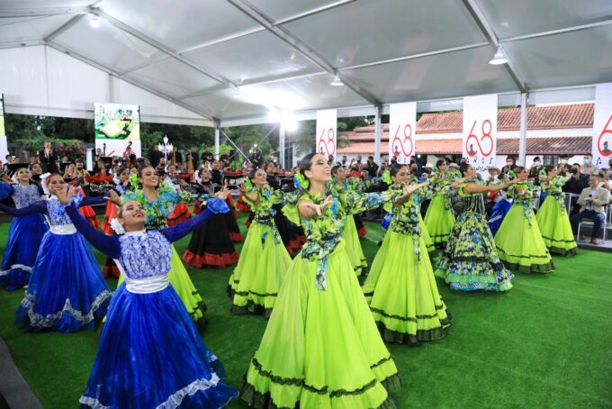 Cultural program in celebration of Hugo Chávez's 68th birth anniversary. Photo: Presidential Press.