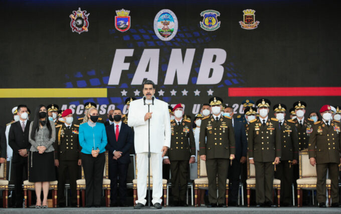 President Maduro at the FANB promotion ceremony. Photo: Presidential Press.