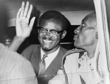 Patrice Lumumba, independence hero and first prime minister of the Democratic Republic of the Congo.
