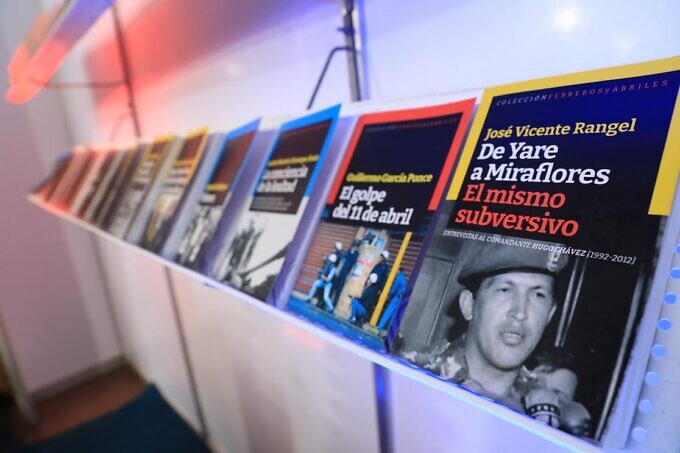 Books displayed at FILVEN 2022. Photo: Presidential Press.