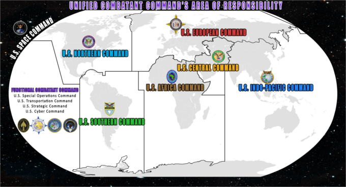US combat commands throughout the world.