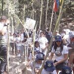 Palmeros de Chacao bajaron este sábado acompañados de manifestaciones culturales mirandinas