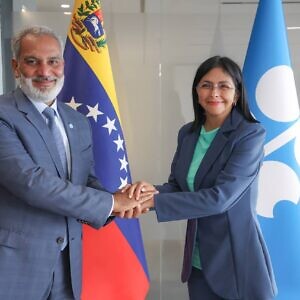 Secretario general de la OPEP inicia agenda de trabajo en Venezuela