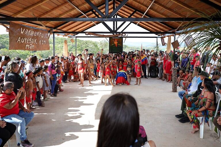 EN FOTOS: Inauguran Eco Museo de la Abuela Kueka en el Parque Nacional Canaima